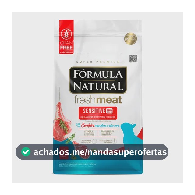 Ração Fórmula Natural Fresh Meat Sensitive Adulto 2,5kg