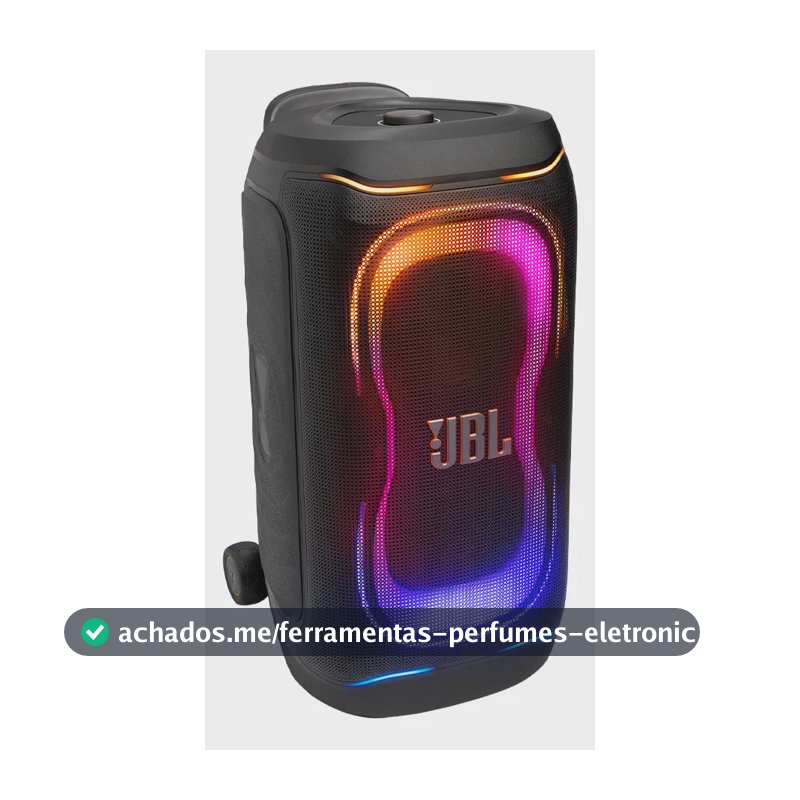 Caixa De Som Bluetooth Jbl Partybox Stage 330 Com 280w De Po Preto 127/220v