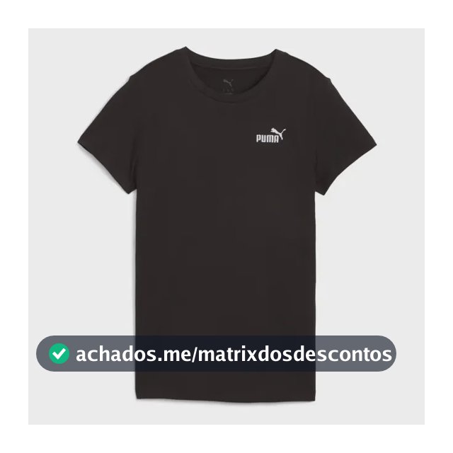 Camiseta Feminina Ess No. 1 Logo Slim Tank Puma Preto N/a M Lisa