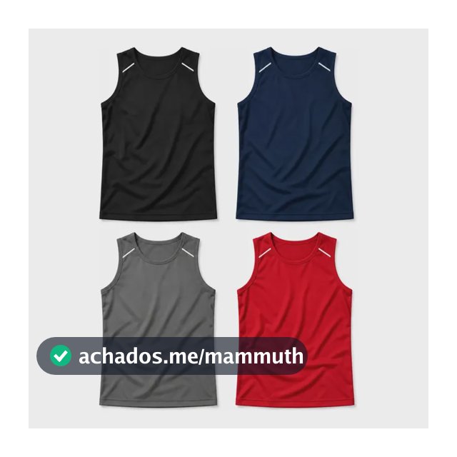 Kit 4 Regatas Dry Fit Masculina Basica Lisa Camisa De Treino