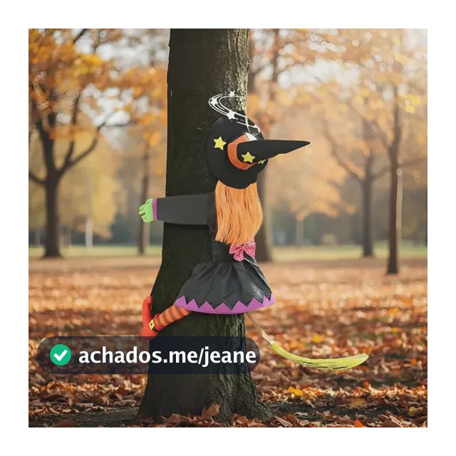 Bruxa Esmagada P/ Arvore Porta Varanda Decoração Halloween
