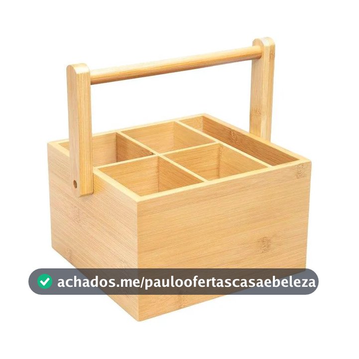 Porta-talheres Bambus - Home Style Natural