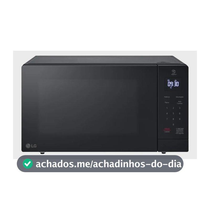 Micro-ondas NeoChef LG 30L Preto Limpa Fácil - 127V