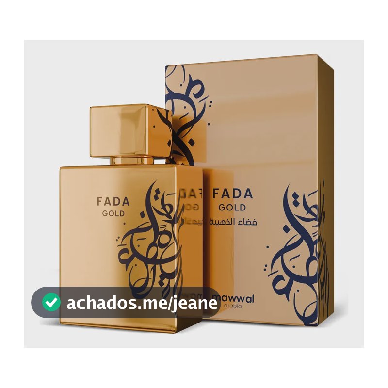 Perfume Árabe Mawwal Fada Gold 100ml Eau De Parfum Masculino