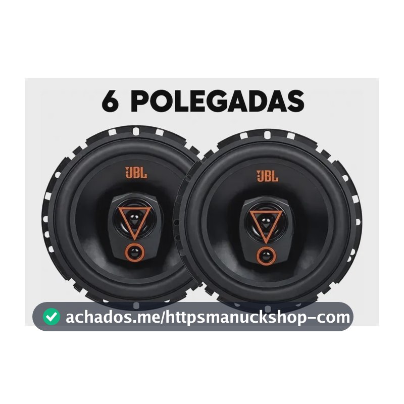Par alto falante JBL multisystem 6TRMS80 Triaxial 6 Pol 160w cor preto