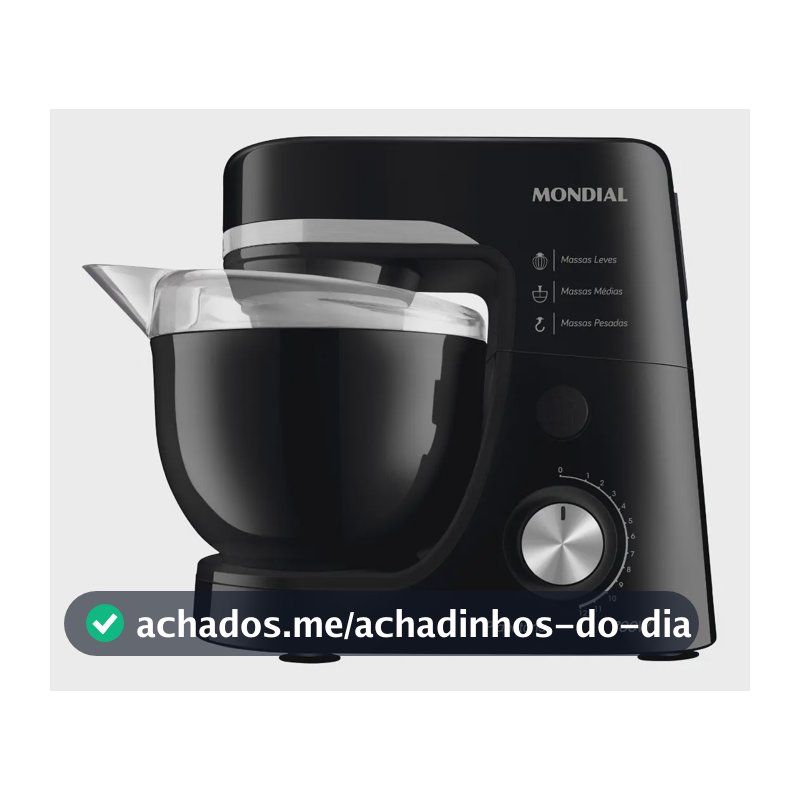 Batedeira Planetária, Mondial, 700W - BP-03-B