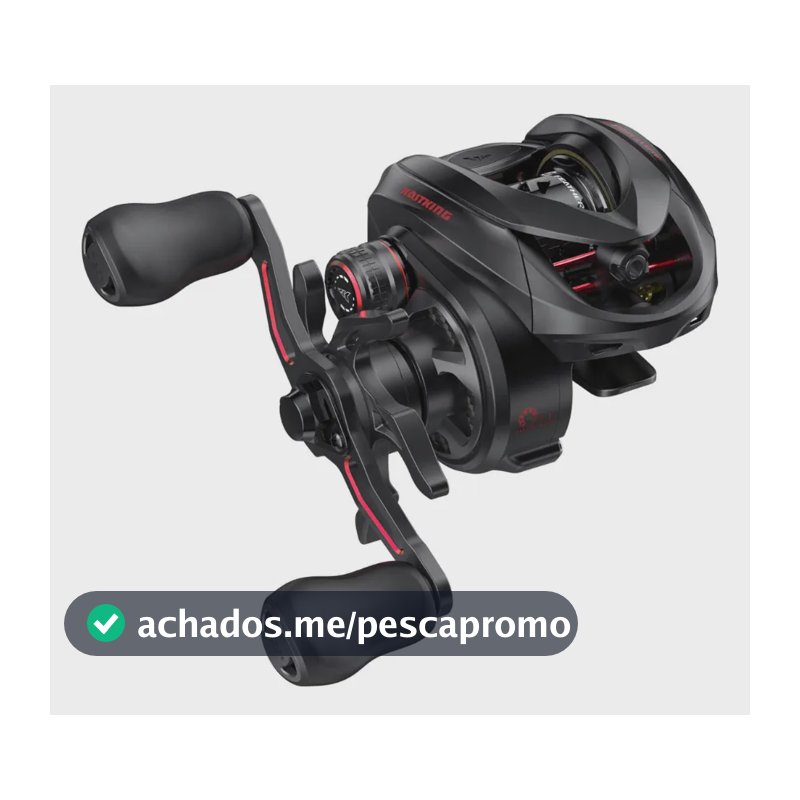 Carretilha Valiant Eagle 2 Bfs Kastking 8 Rol  Rec. 8:4:1  Preto Esquerdo