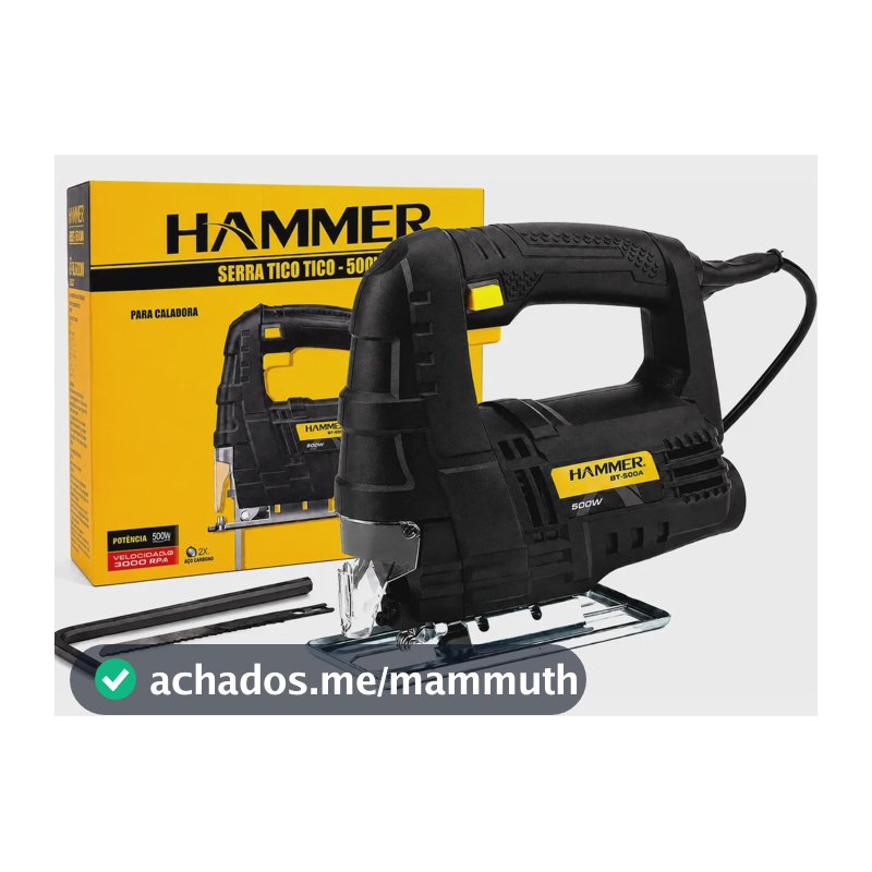 Serra Tico Tico Hammer St-500 500w Corte Madeira Metal 127v 127v