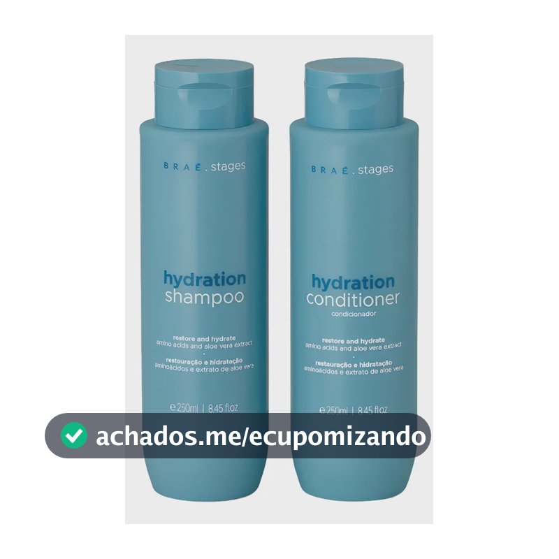 Kit Hidratação Braé Stages Shampoo + Condicionador Hydration