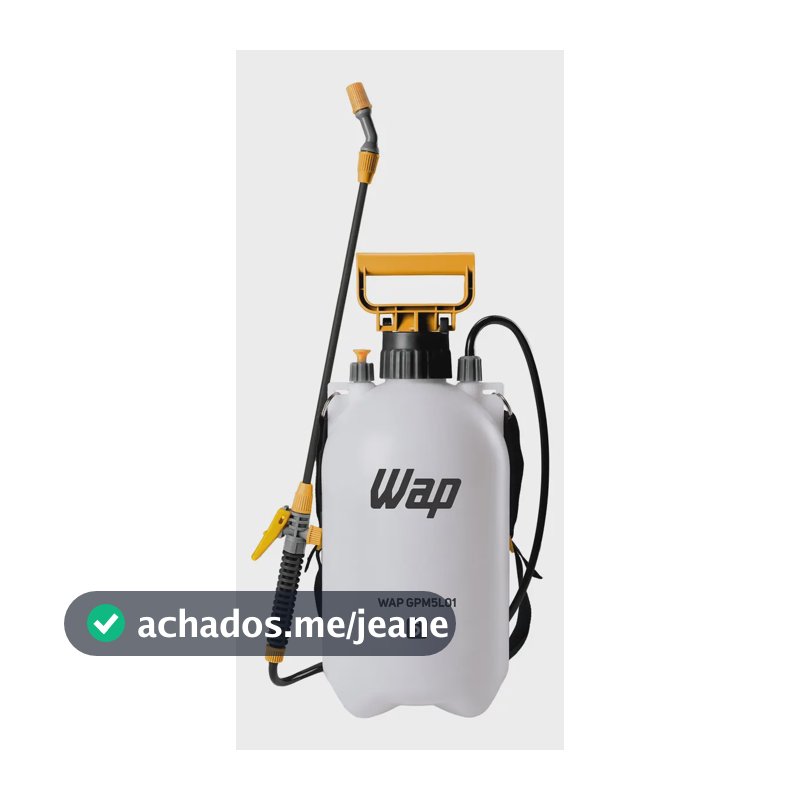 Pulverizador Manual Compressão Prévia 5 Litros Gpm5l01 Wap