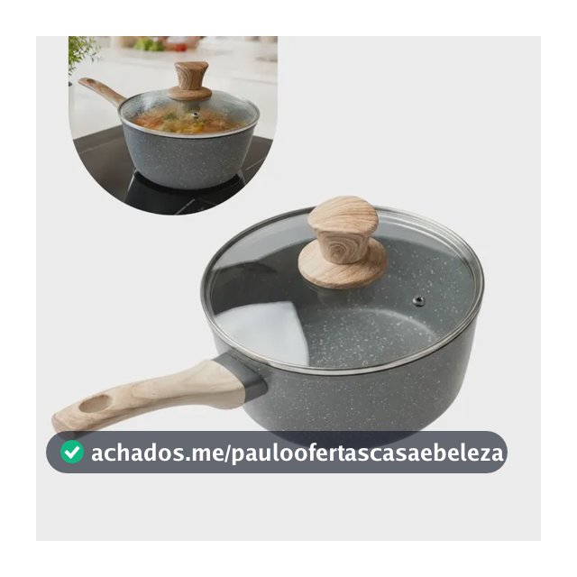 Panela Revestimento Cerâmico 18 Cm Dinda Home Linha Premium Cinza