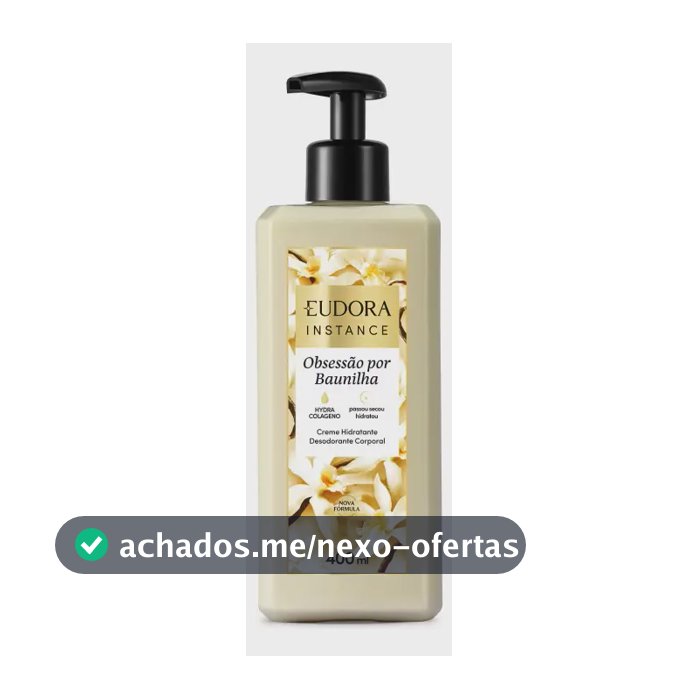 Creme Hidratante Corporal Obsessão Por Baunilha 400ml Obsessão Por Baunilha