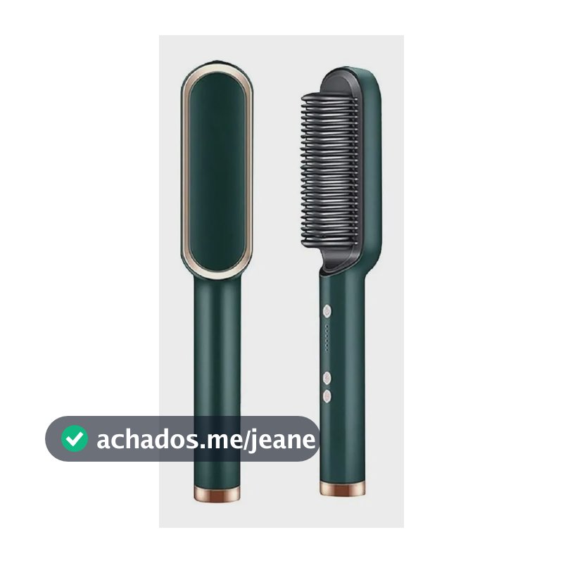 Escova Alisadora 3 Em 1 Ânion Profissional Chapinha