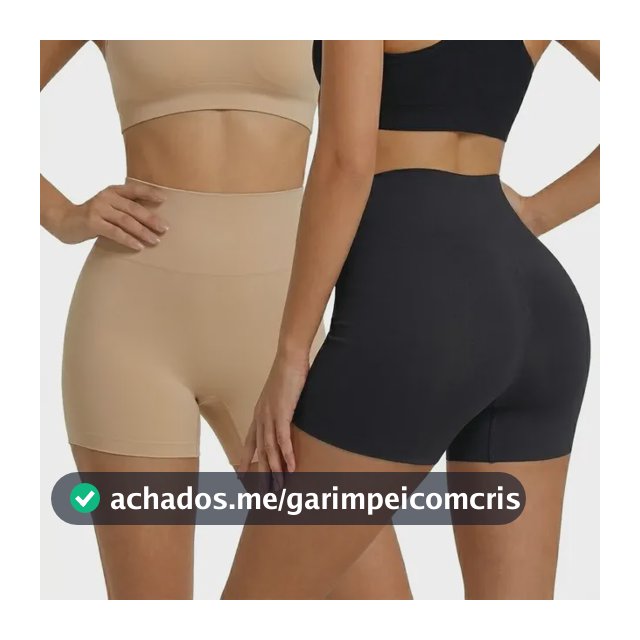 Calcinha Shorts Sem Costura Segunda Pele Modeladora Calçola Bege Liso 42/46