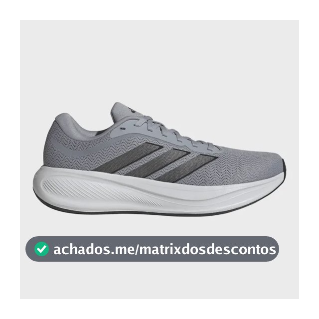 Tênis Masculino Response Runner 2 adidas Cinza Liso 41 Br