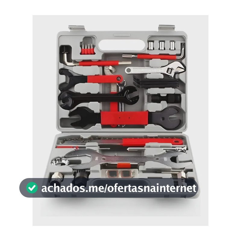 Kit Ferramentas Bike Maleta Completa Profissional 44 Peças