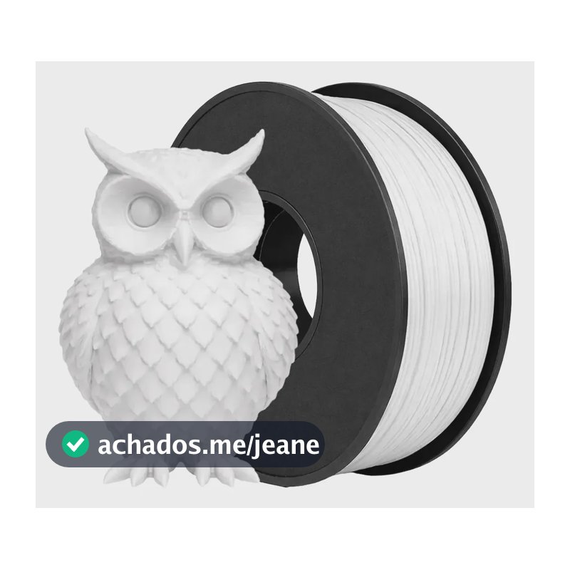 FLUI ON 3D PETG 1 kg BRANCO FLUION 3D