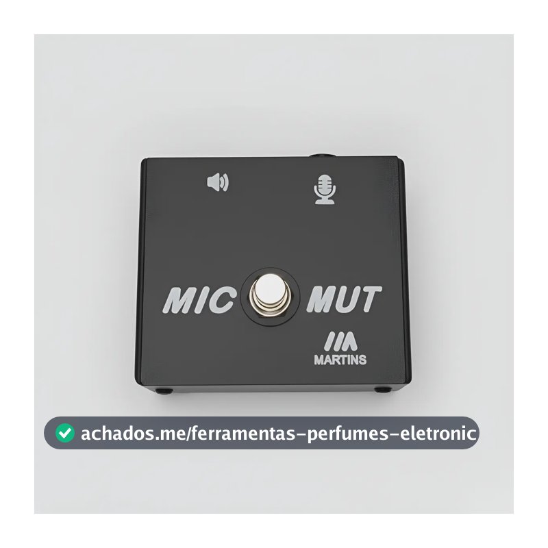 Pedal Mic Mut Martins Comunicação Banda Líder (sem Trava) Sem Trava