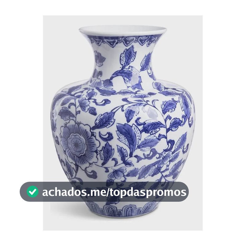 Vaso Home Style Azure 23 Cm Azul