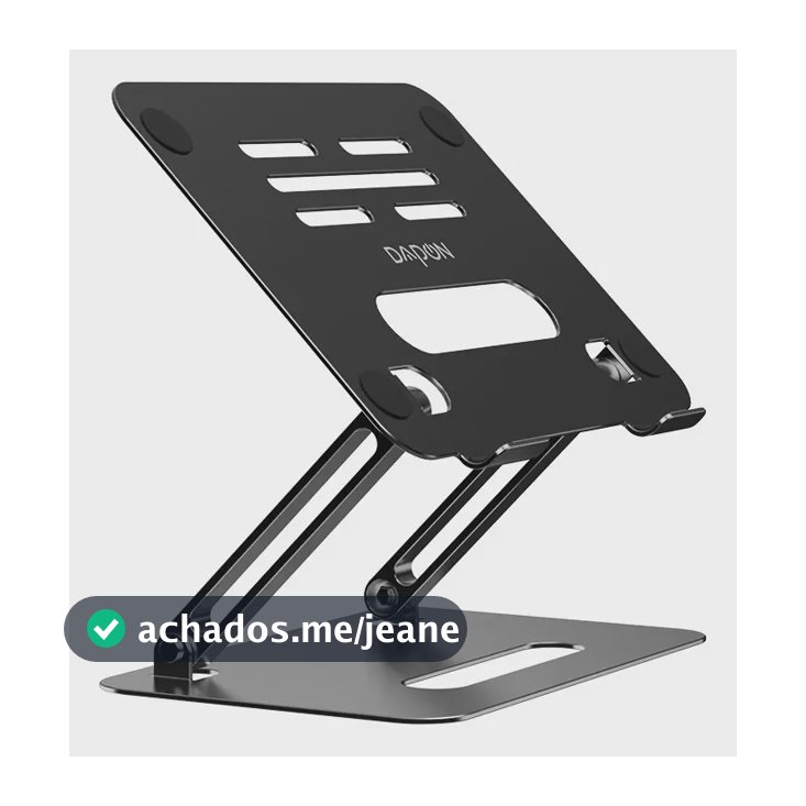 Suporte Para Notebook Dapon P43p Dobrável e Com Revestimento De Pulverização