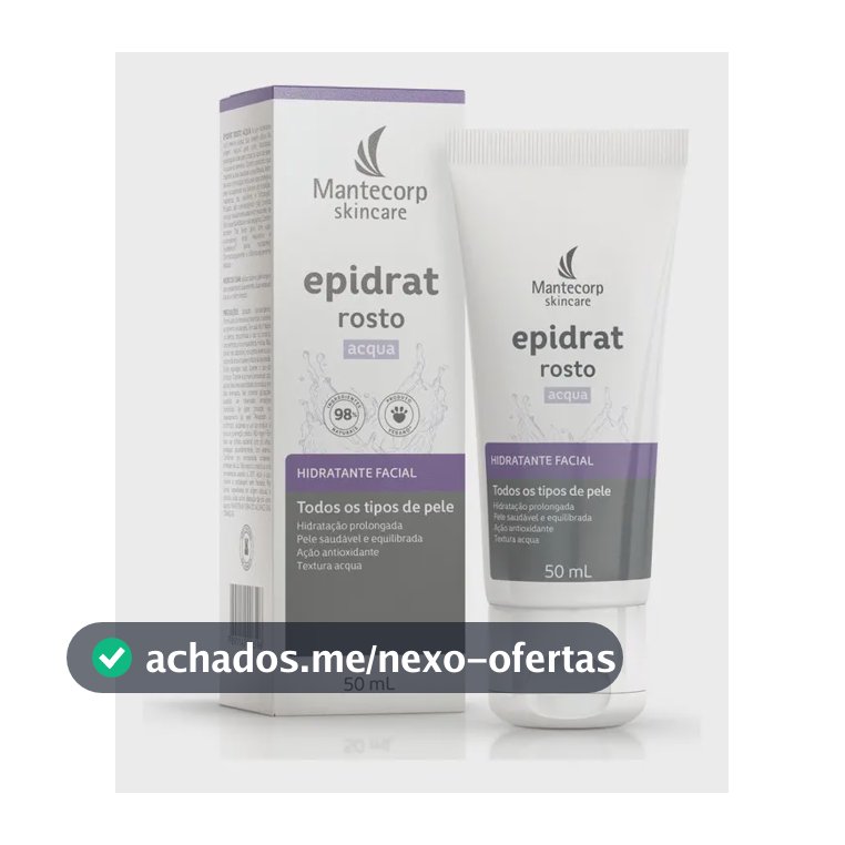 Hidratante Facial Epidrat Acqua 50ml Mantecorp Skincare Todo Tipo De Pele Dia/noite