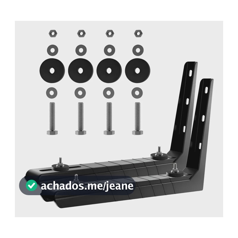 1par Suporte Split 500mm Pa66 Ar Condicionado Profiplast