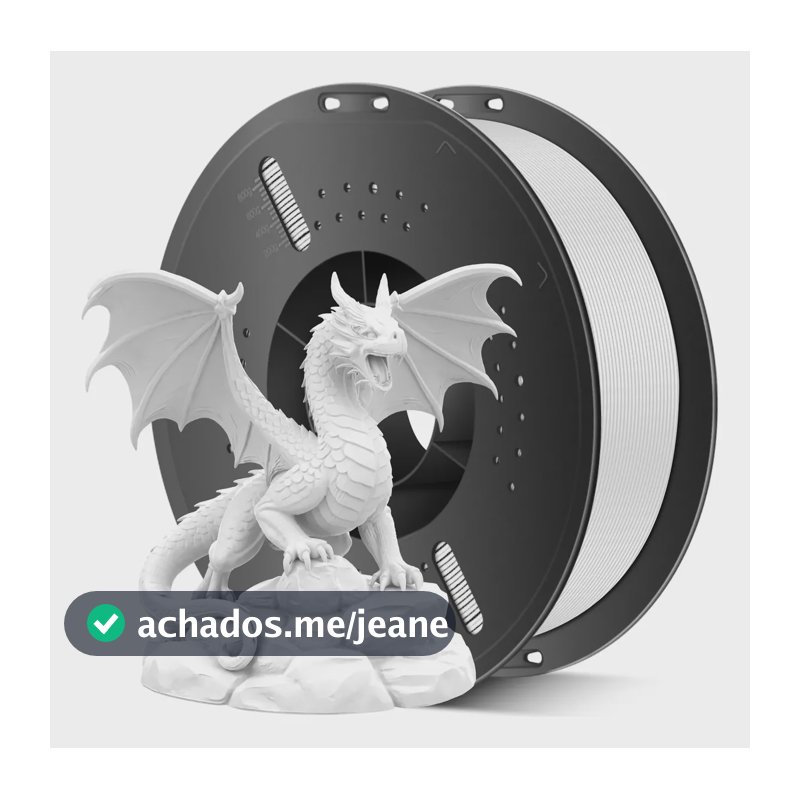 Filamento Pla Futur 3d Para Impressoras 3d, 1,75 Mm,branco Branco