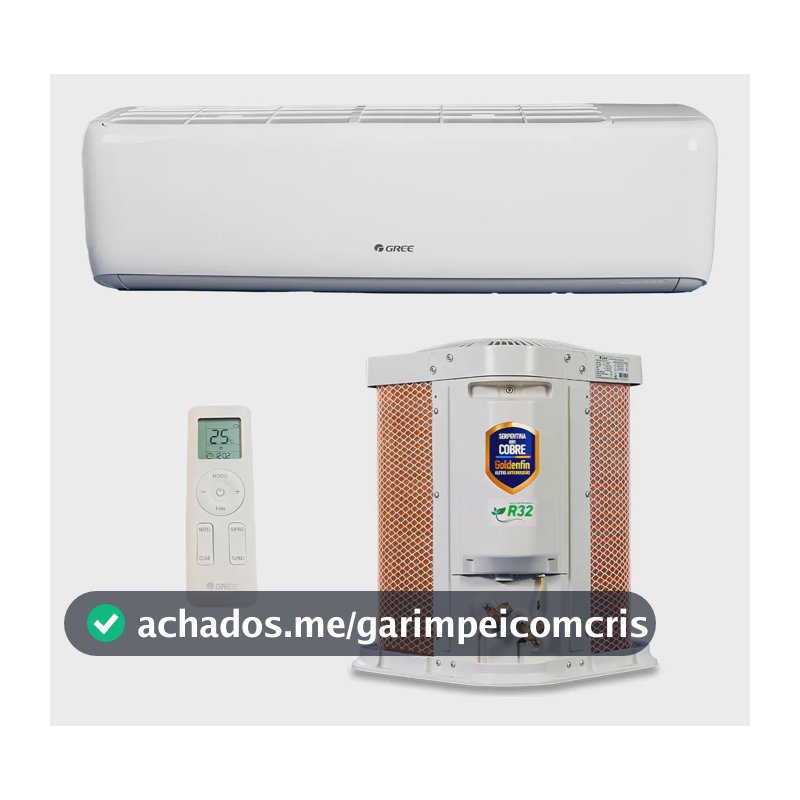 Ar Condicionado Split Gree 9000 BTU Inverter Wi-Fi Frio 220V R32