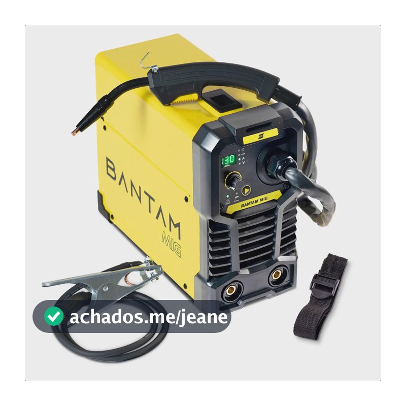 Máquina De Solda Mig Esab Bantam Mig Inversora Bivolt 110/220v