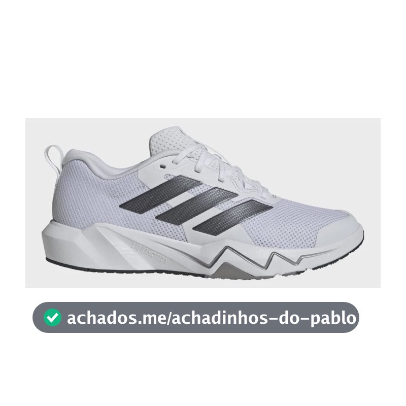 Tênis Masculino Rapidmove Go Trainer adidas Branco Lisa 41 Br