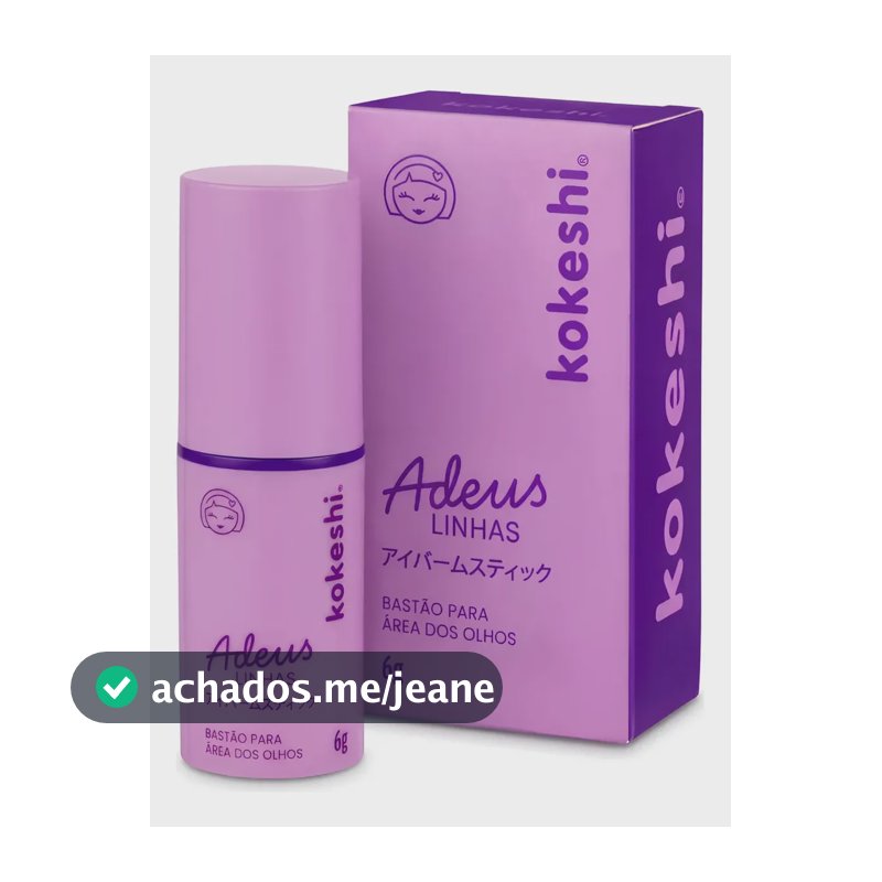Bastão Para Área Dos Olhos Adeus Linhas Kokeshi 6g