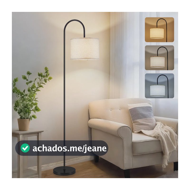 Luminária De Chão, Luminária De Cabeceira Sem Lâmpada, Luminárias Modernas 60w Bivolt 110-260v, Iluminação Decorativa Para Quarto E Sala, Leitura E Ambientes Residenciais, Tieesa Branco