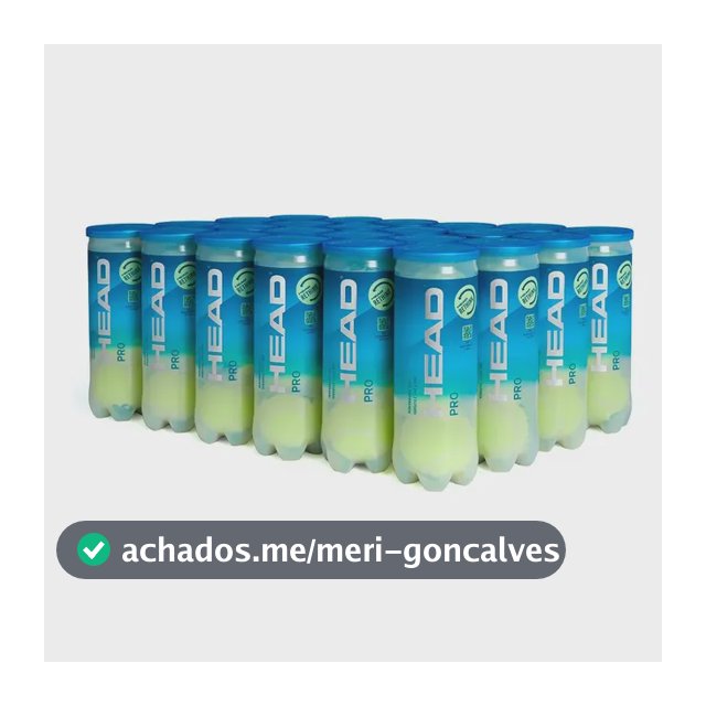Caixa Com 24 Tubos Bola De Tênis Head Pro - 72 Bolas