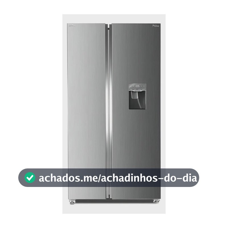 Philco geladeira com freezer inverter PRF535ID cor cinza