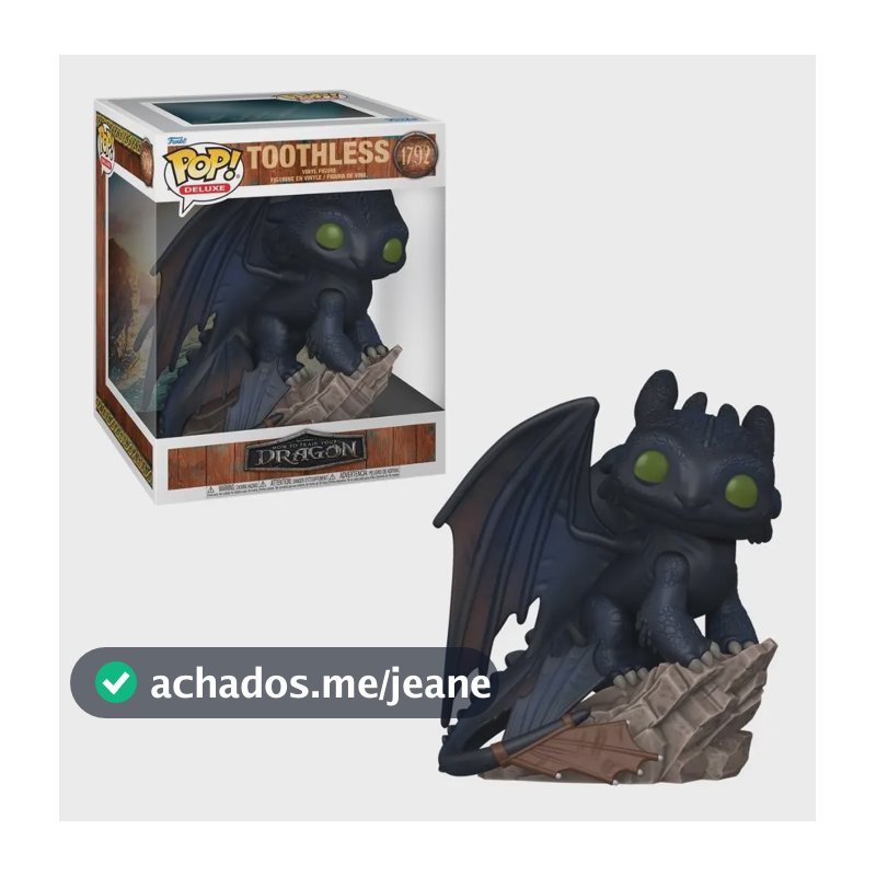 Boneco Funko Pop! Deluxe Como Treinar Seu Dragão La Banguela