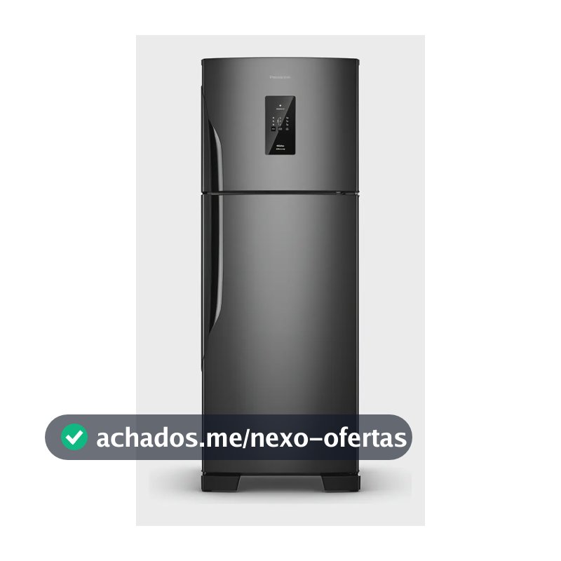 Geladeira Panasonic Bt71 Cor Black Inox Look Duplex Frost Fr Black Inox