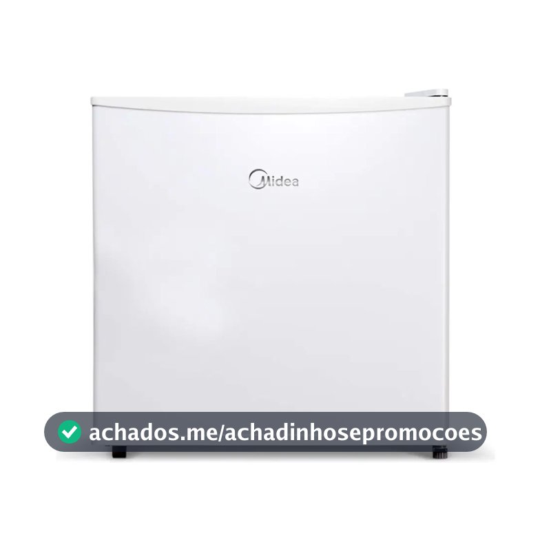 Frigobar 45 Litros Inverter 1 Porta Degelo Manual MDRD086FGD013 Branco Bivolt Midea