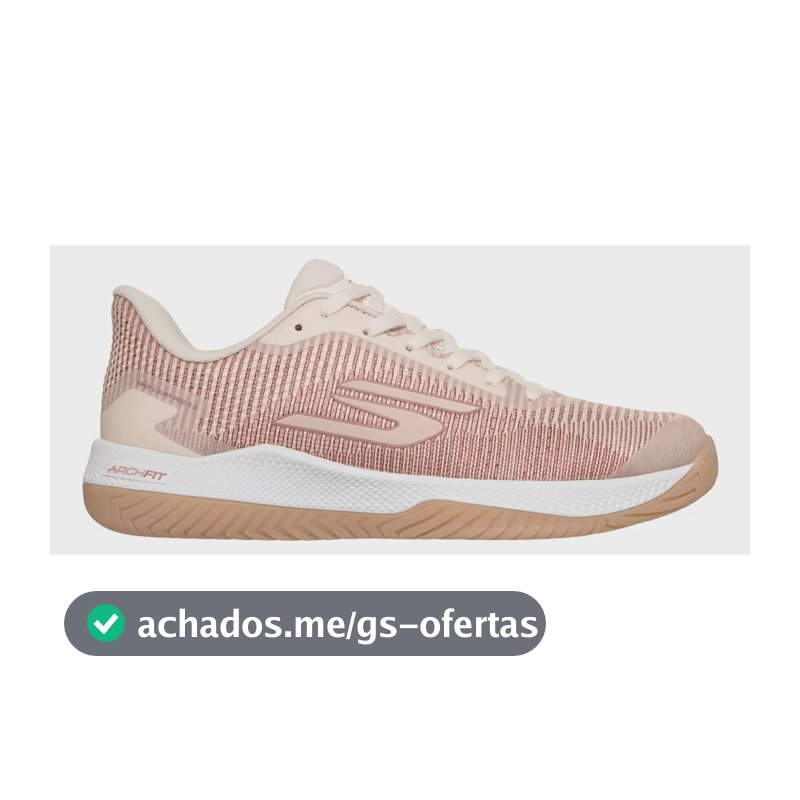 Tênis De Pickleball Feminino Viper Court Pro Skechers Rosa-claro Lisa 37 Br