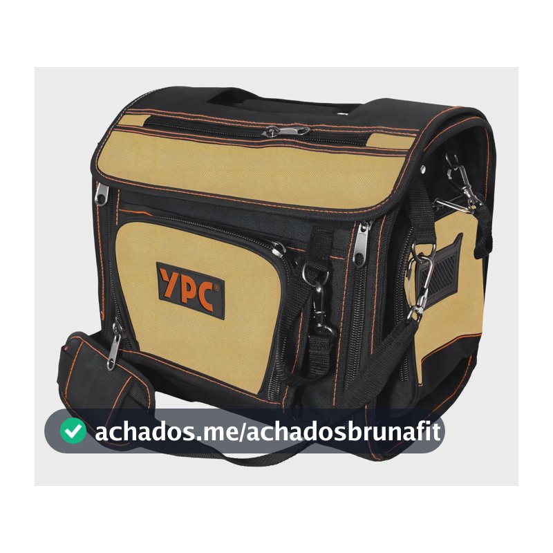 Bolsa de Ferramentas YPC Impermeável 14.5" Poliester 600D Cinza-escuro