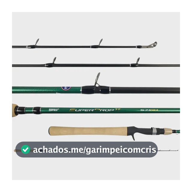 Vara Carretilha Rapala Super Prop II 1,83m 17-35lbs Carbono