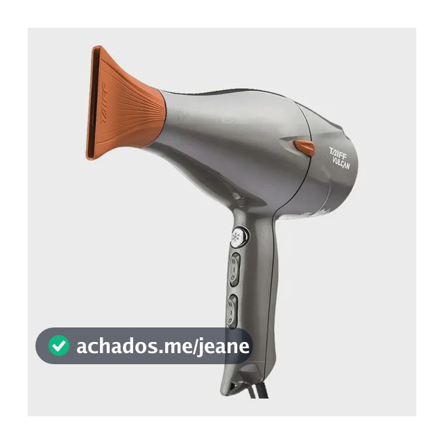 Secador Vulcan 2500w Cinza Taiff Cinza
