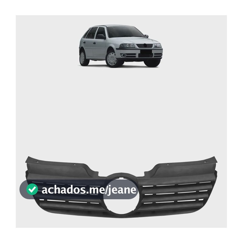Grade Dianteira Gol Saveiro Parati G3 99 00 01 02 03 Fase 1 Preto