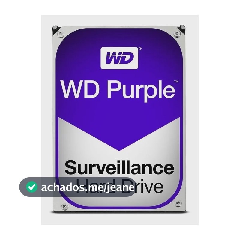Disco rígido de vigilância Sata Western Digital Dvr roxo de 1 TB