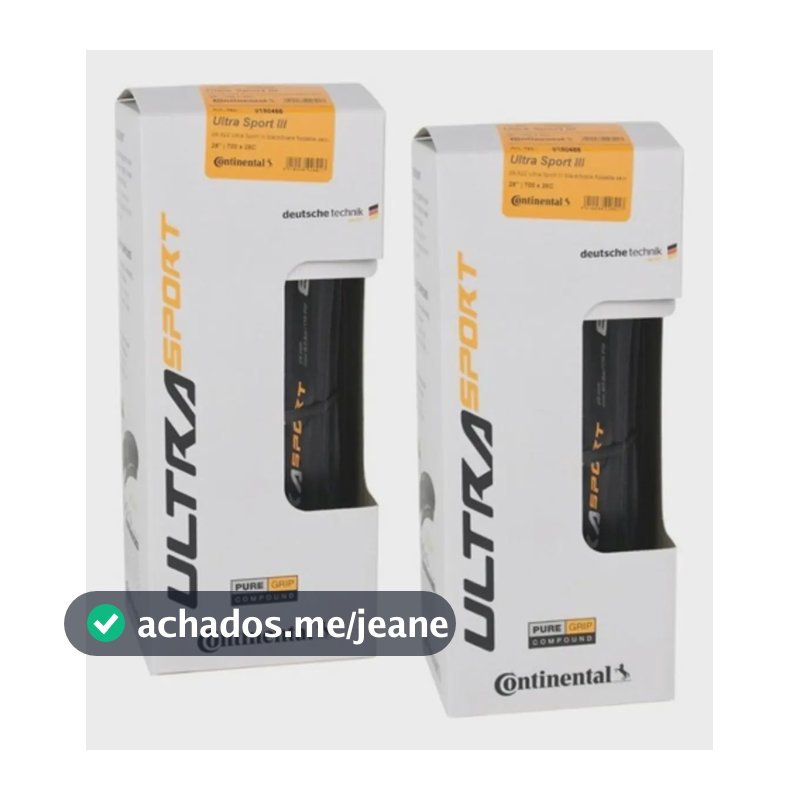 Par De Pneus Continental Ultra Sport 3 700x28 Kevlar Speed Cor Preto