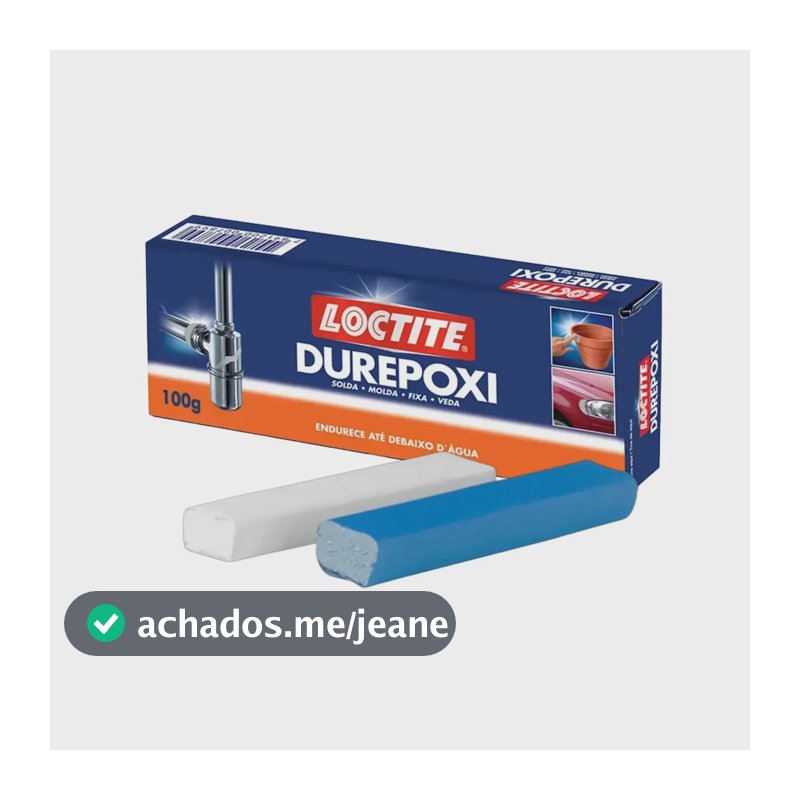 Durepoxi Massa Adesiva Cola Modeladora Epóxi 100g Multiuso Loctite Henkel