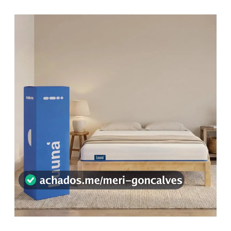 Colchão Casal Luuna Support, Espuma Firme, 10 Anos de Garantia, 18cm, Ortopédico com Suporte à coluna