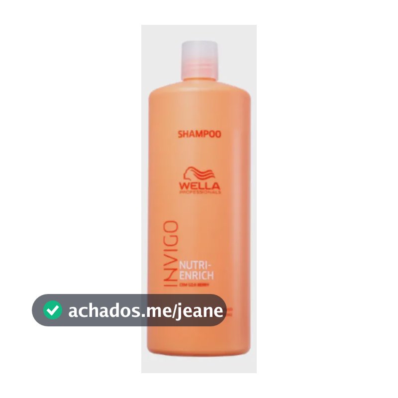 Wella Shampoo Nutri-enrich 1l Nutrição Intensa
