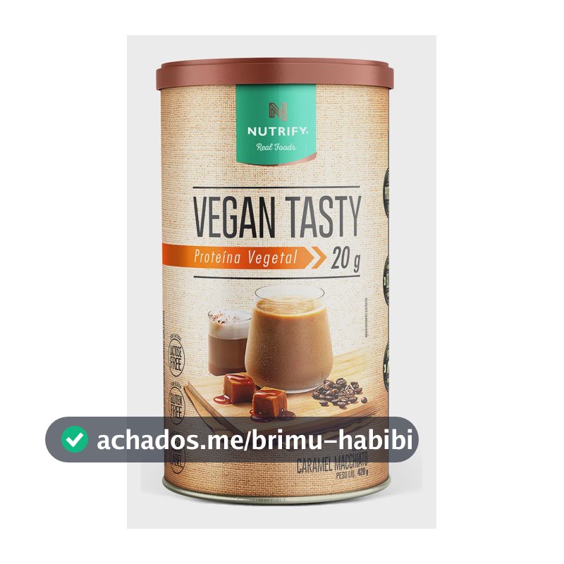 Proteína Vegan Tasty Caramel Macchiato 420g Nutrify