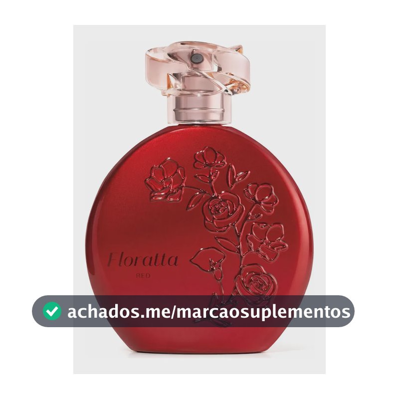 Floratta Red O Boticário Desodorante Colônia Perfume Feminino Original 75ml