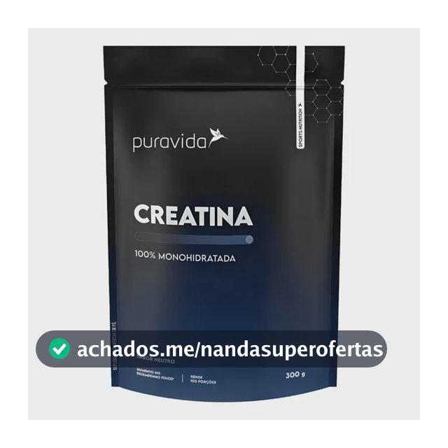 Creatina Monohidratada 300g Puravida
